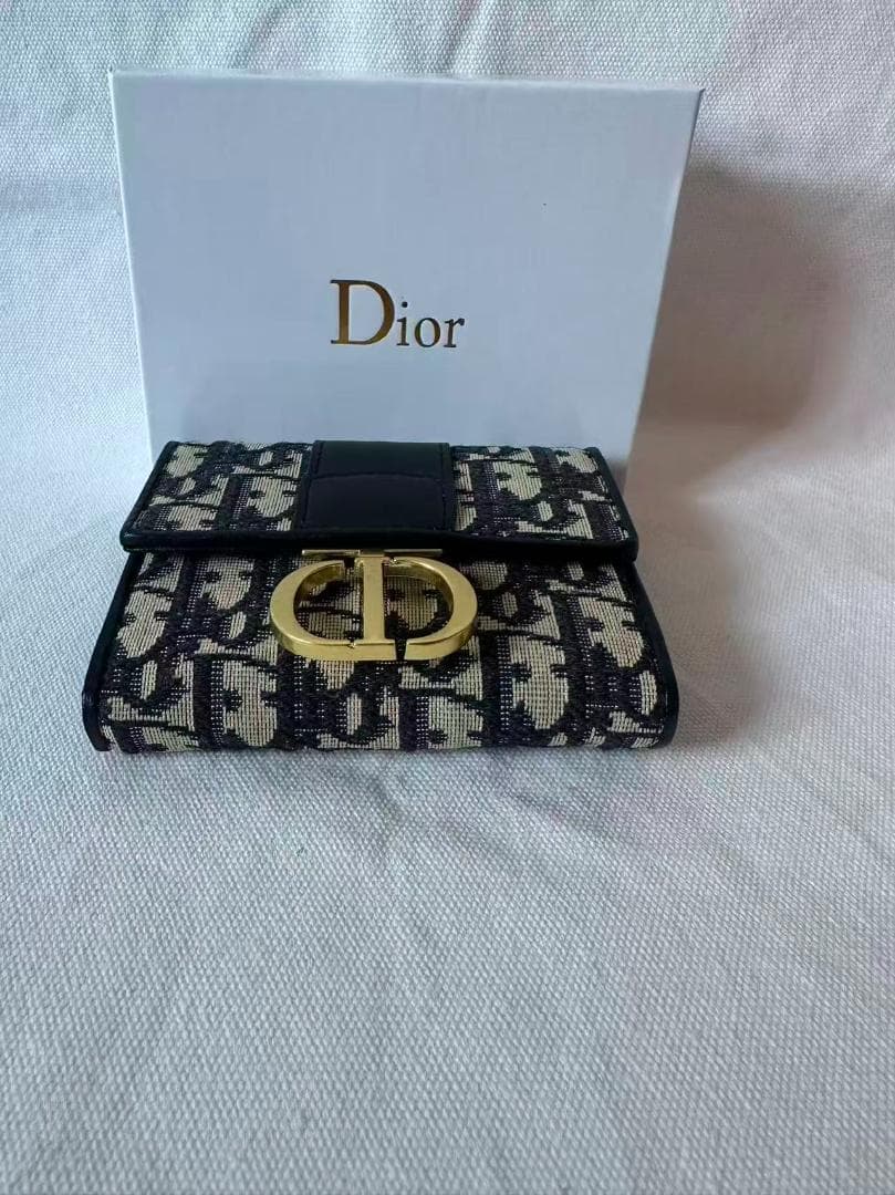 【美品】Dior コンパクトウォレット