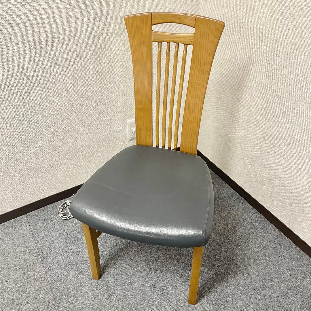カリモク CD34モデル ダイニングチェア 合成皮革張 オーク材② F