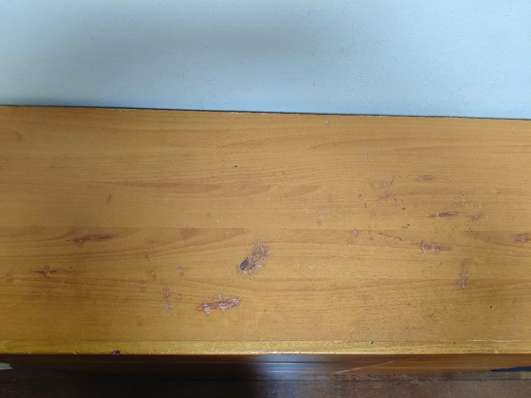 ナチュラルウッド 8引き出しチェスト　サイズ幅120　高さ90　奥行40