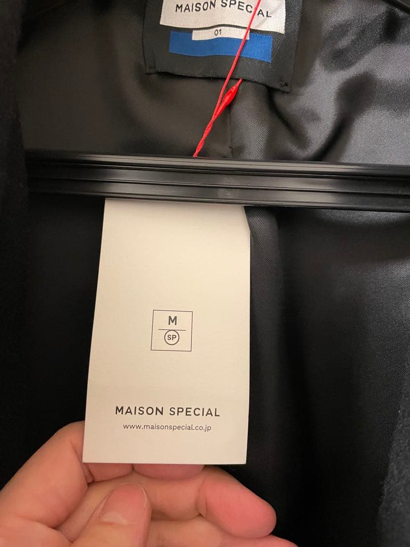 MAISONSPECIAL ユニセックス ブラック バルマカンコート