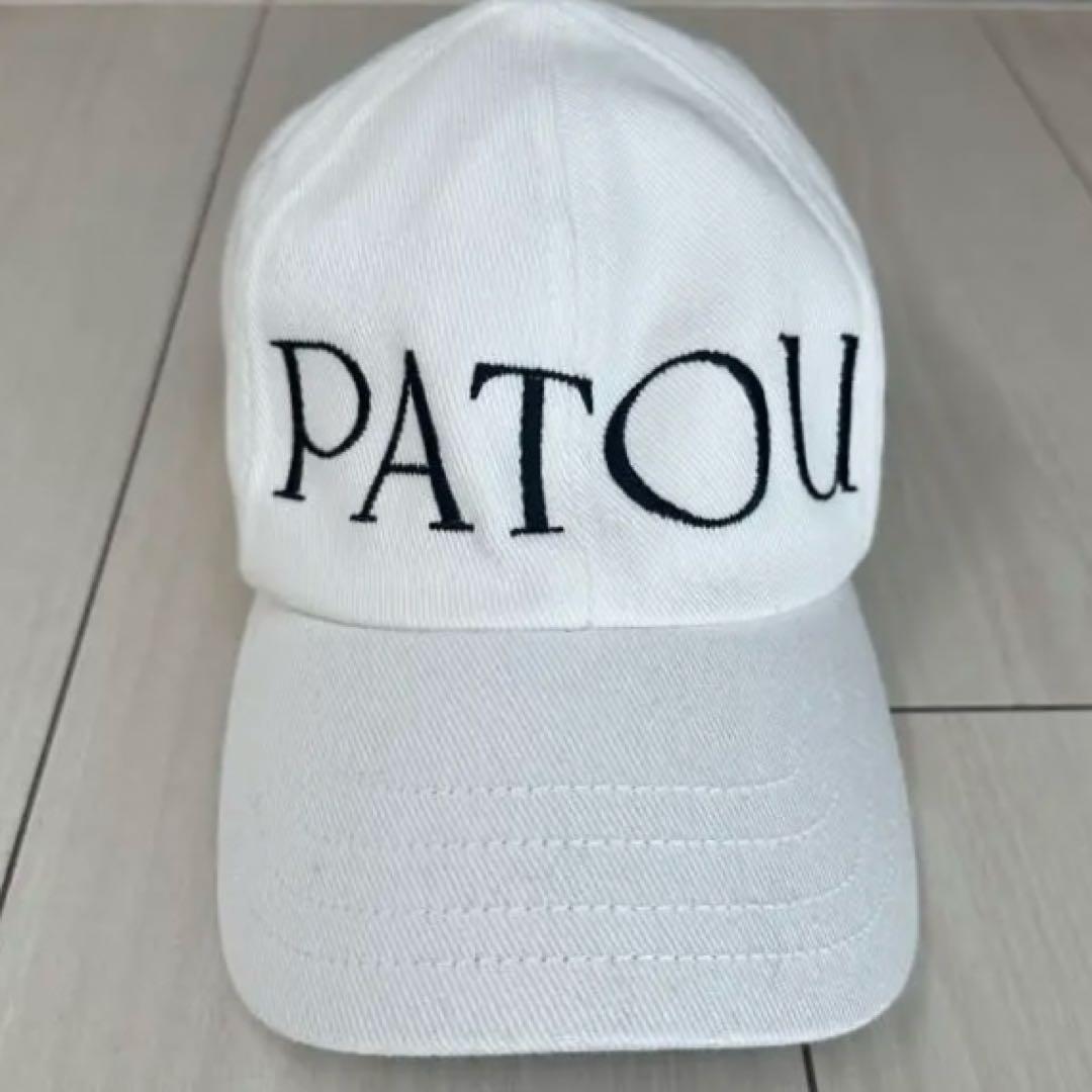 新品未使用 PATOU ロゴ キャップ ホワイト 白 レディース