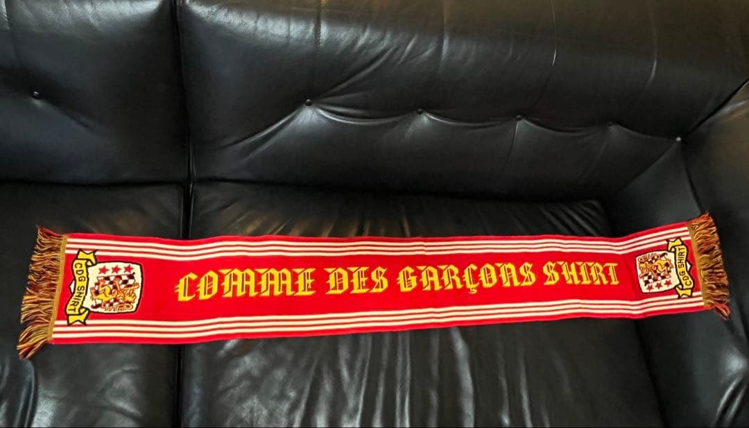 COMME des GARCONS shirt サッカーマフラー 美品