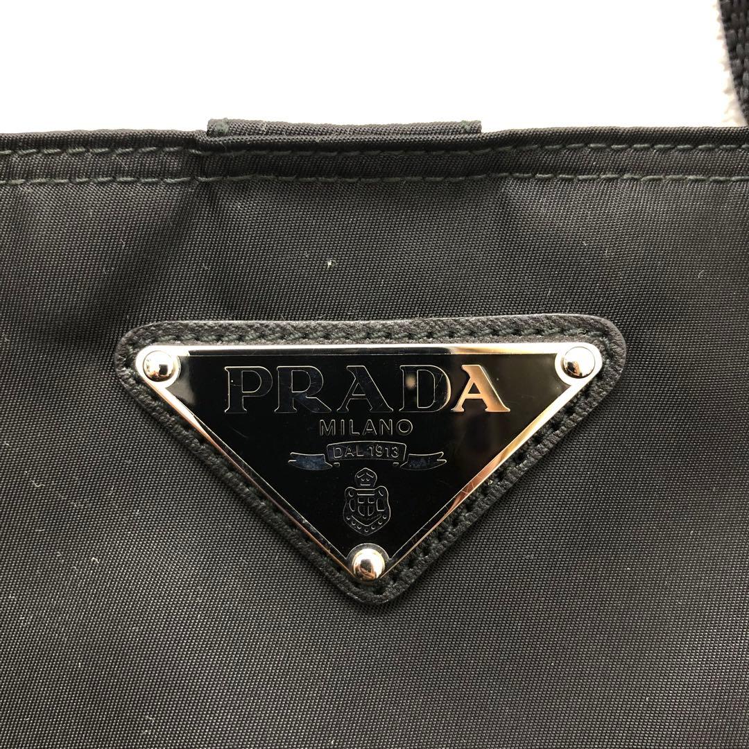 (C122420)PRADA ナイロン 2wayトートバッグ ブラック プラダ