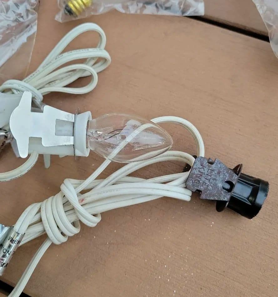 NOELデザインの電飾キャンドル　2本セット希少 クリスマス