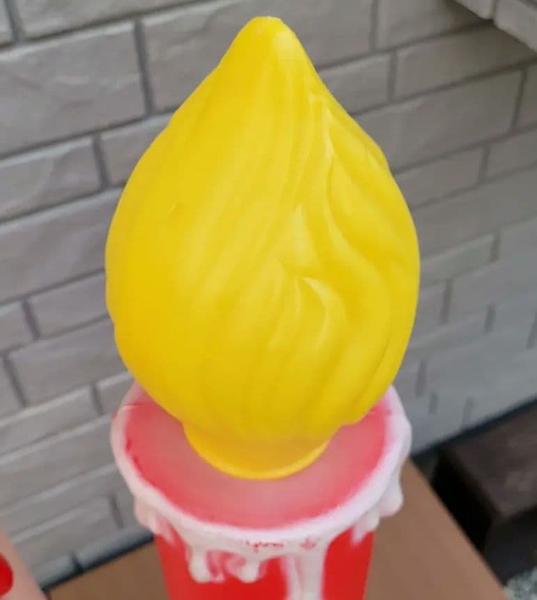 NOELデザインの電飾キャンドル　2本セット希少 クリスマス