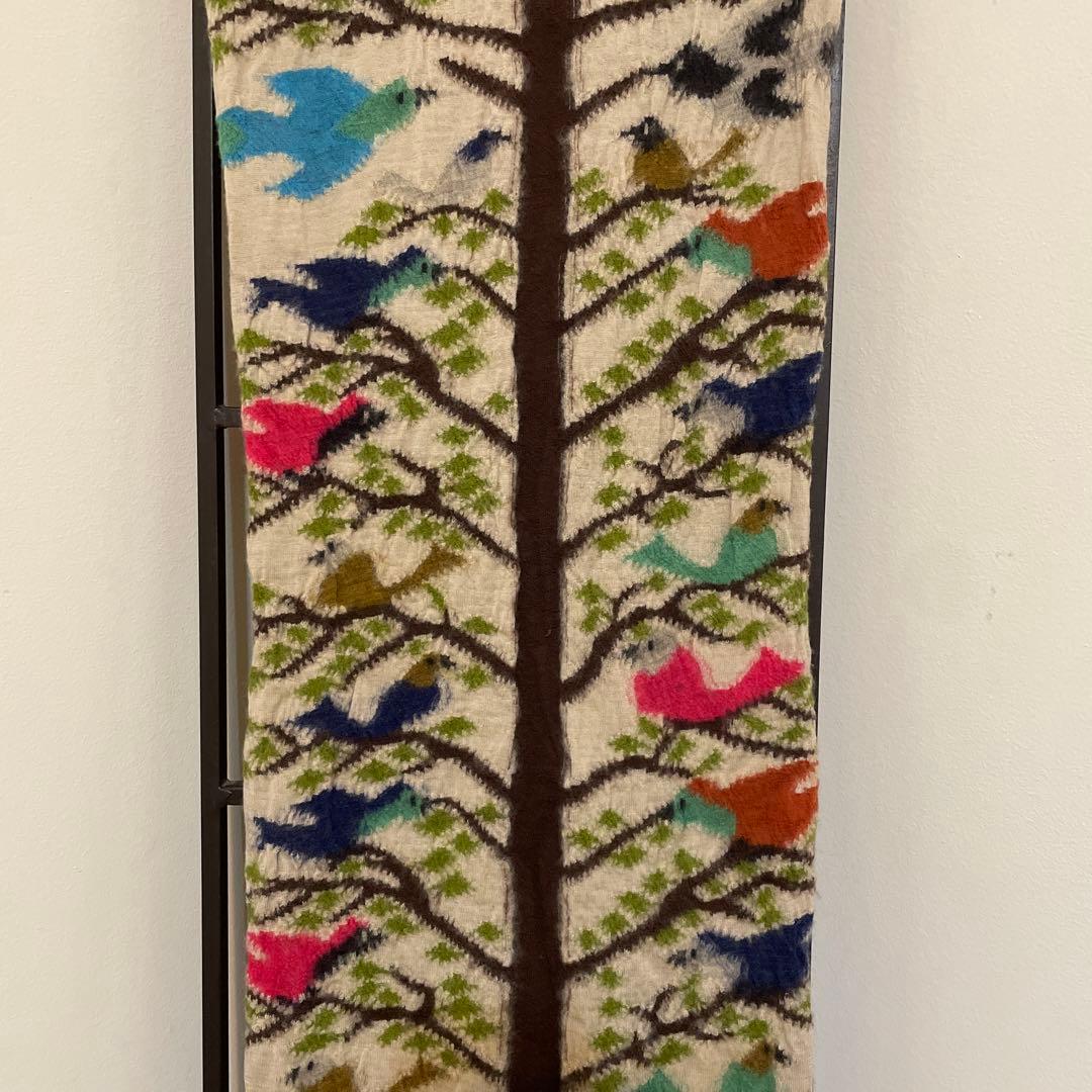 KAPITAL キャピタル　BIRD TREE HAPPYマフラーマフラー