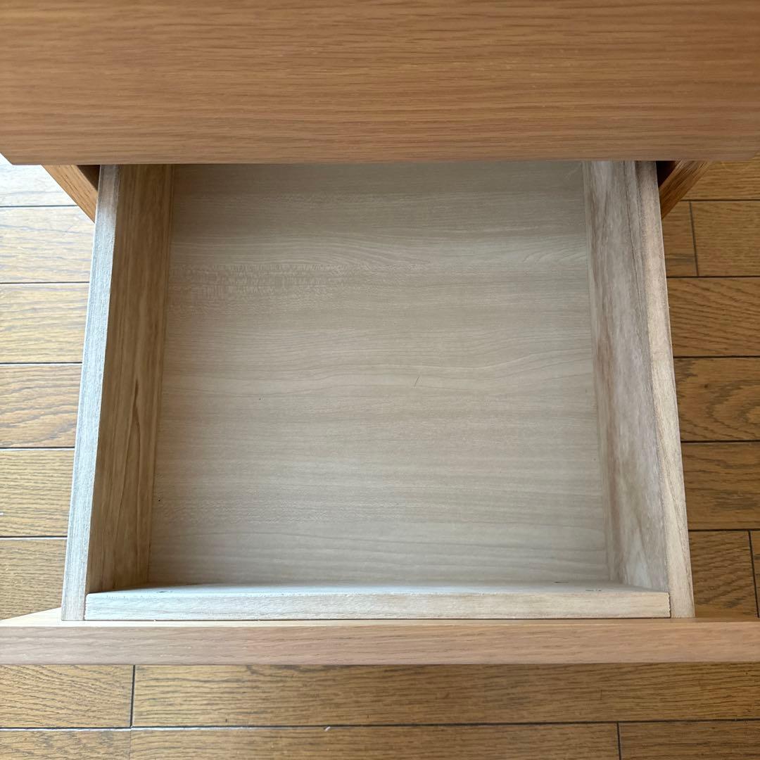 無印良品オーク材4段チェスト