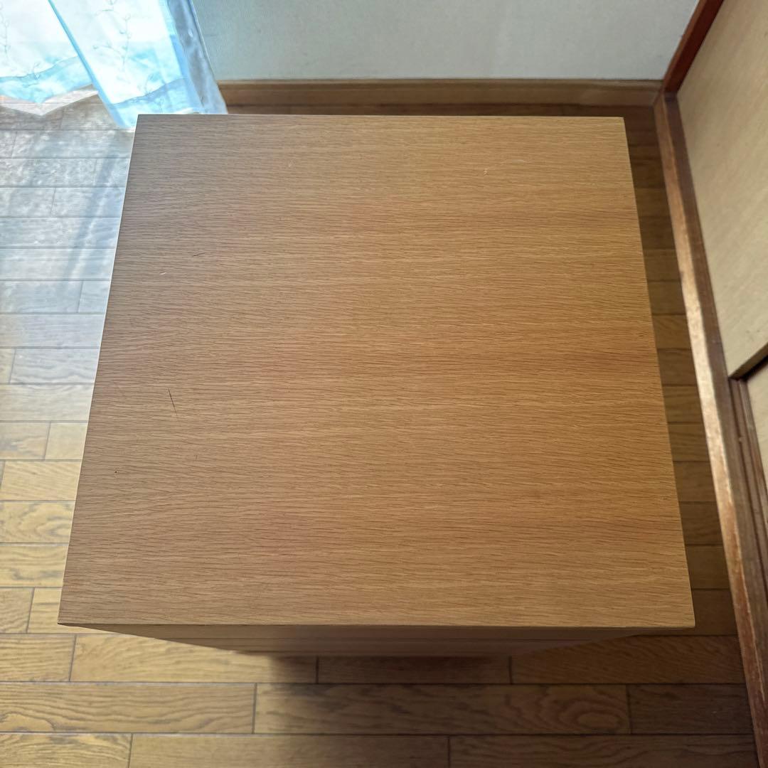 無印良品オーク材4段チェスト
