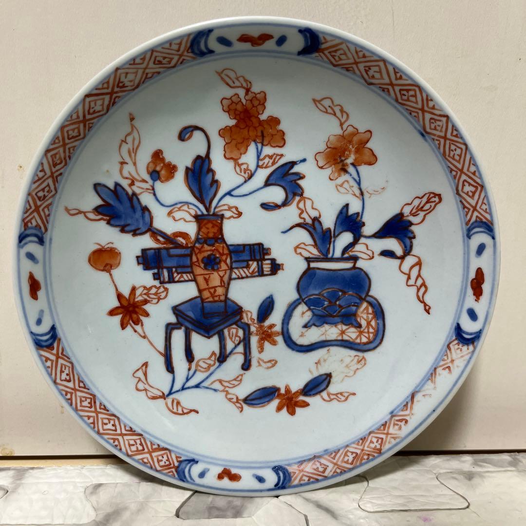 大明成化年製　皿　骨董品　中国品　中國品