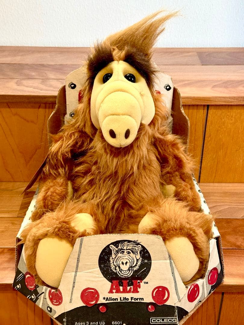 [超希少] ALF アルフ 1986年製 タグ&箱付き ぬいぐるみ ヴィンテージ