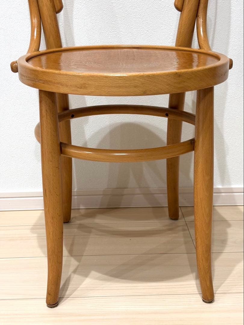 秋田木工 ダイニングチェア 軽量 曲木 ブナ 2脚セット