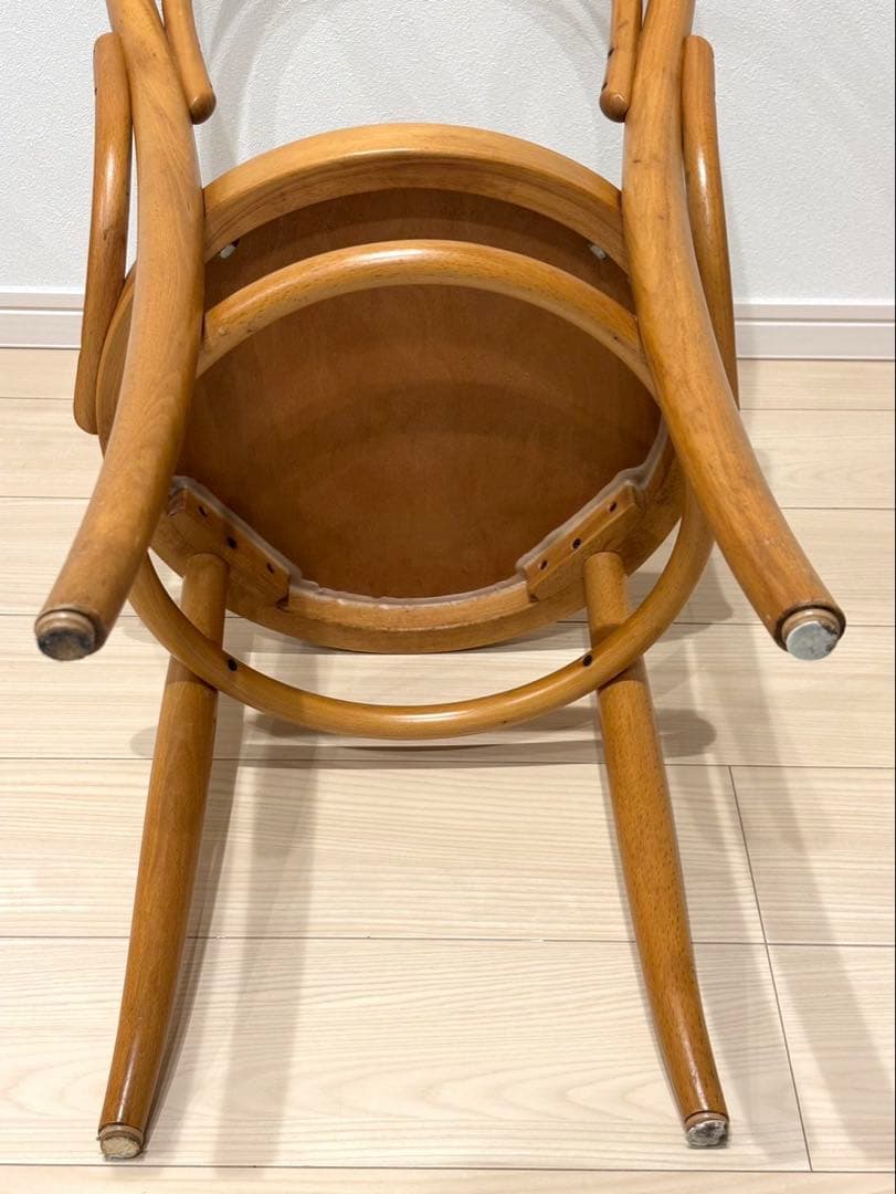 秋田木工 ダイニングチェア 軽量 曲木 ブナ 2脚セット