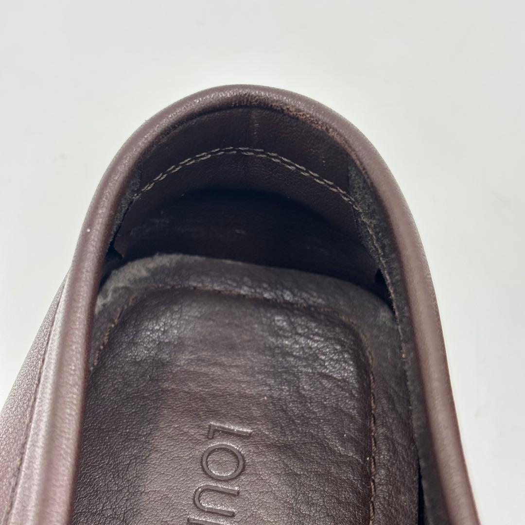 ルイヴィトン レザー ドライビングシューズ　5.5 約23.5㎝ ブラウン