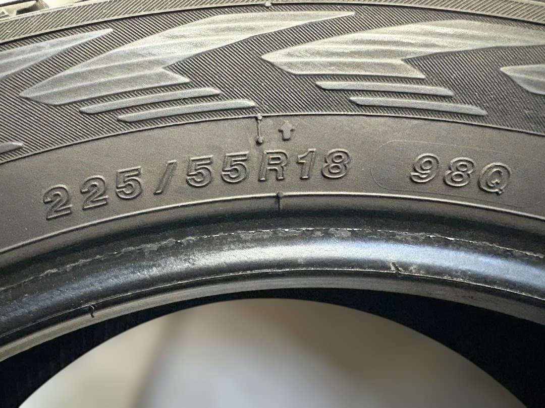 【間に合わせ/パンク用に】訳あり特価 ヨコハマ 225/55R18 2本