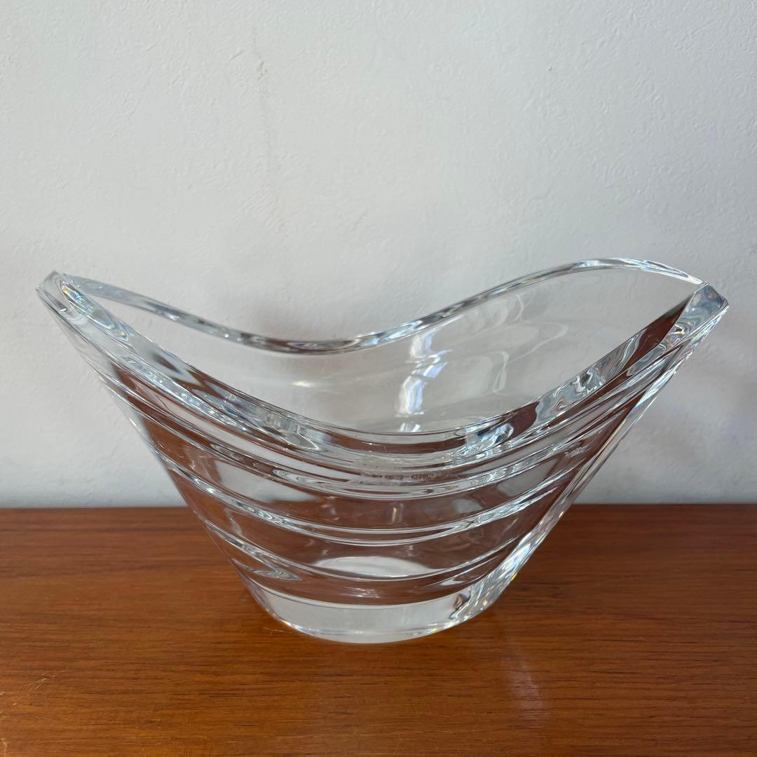 BACCARAT ウェーブボウル　バカラ　花瓶　花器　フラワーベース
