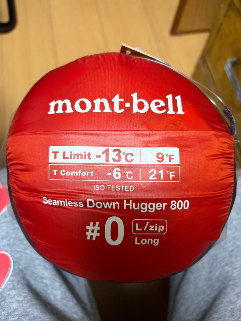 モンベル Seamless Down Hugger 800 #0 寝袋