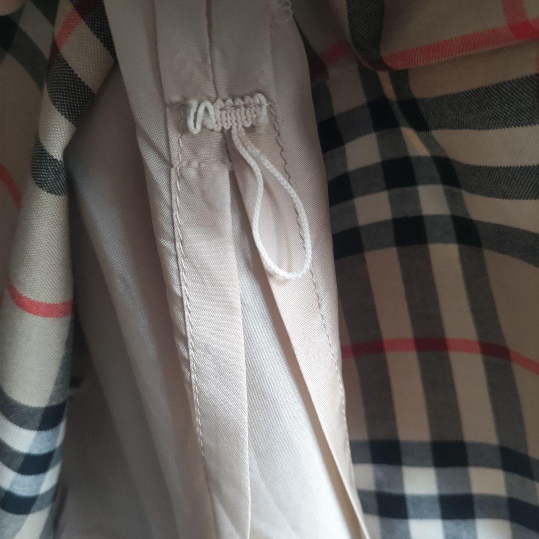 BURBERRY　バーバリーズ　ノバチェック　プリーツ　スカート　ウール