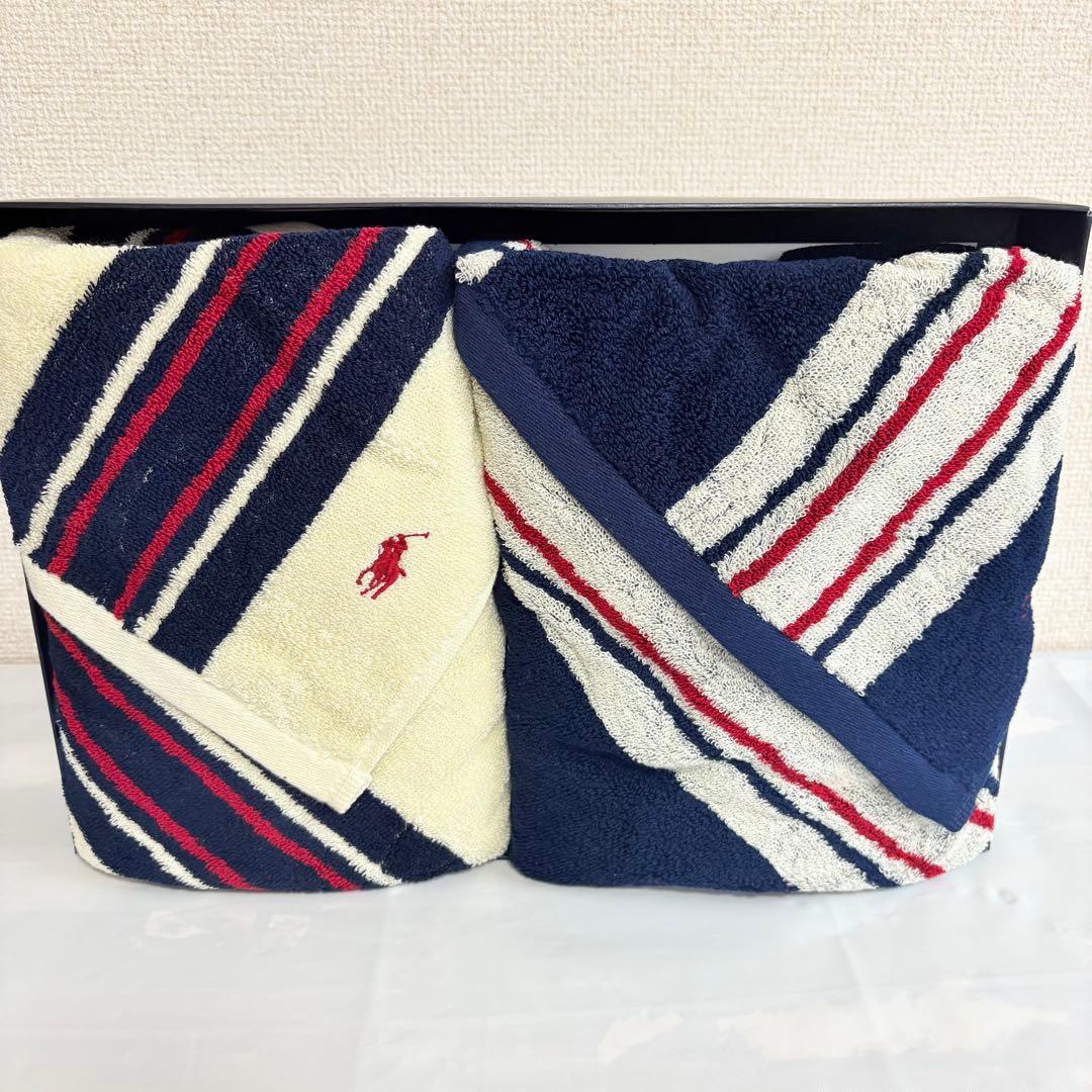 RALPH LAUREN ラルフローレン　バスタオルギフトセット　２枚