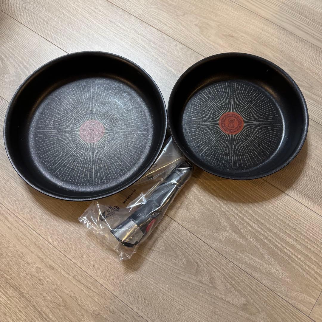 ハンドル付き　専用取手　26cm &22cmティファール フライパン