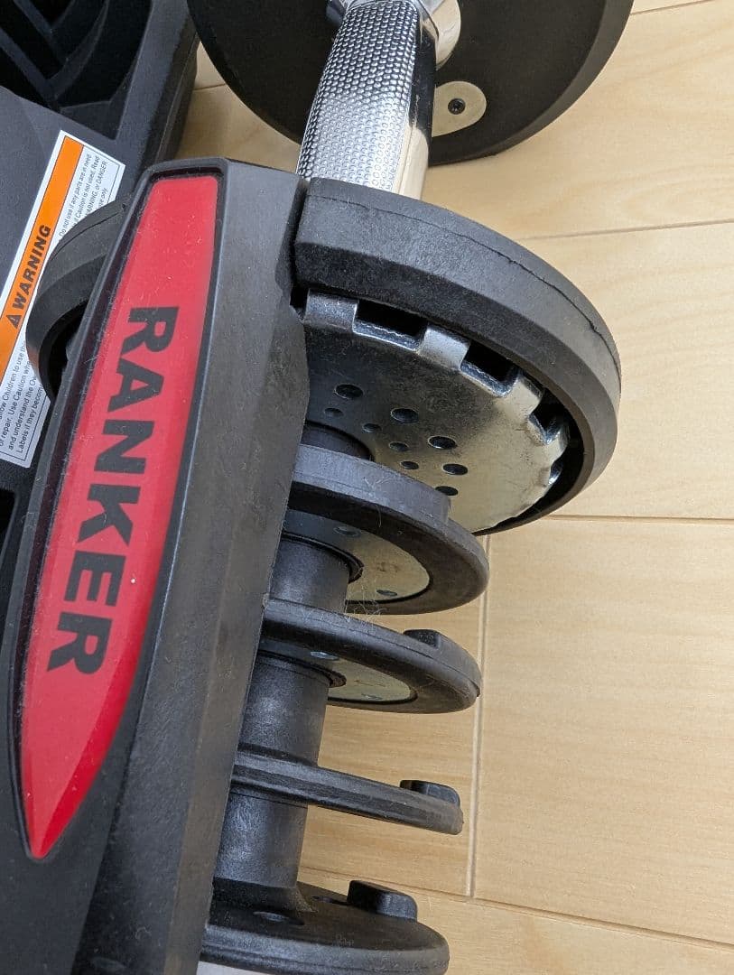 美品　RANKER 40kg 可変式ダンベル