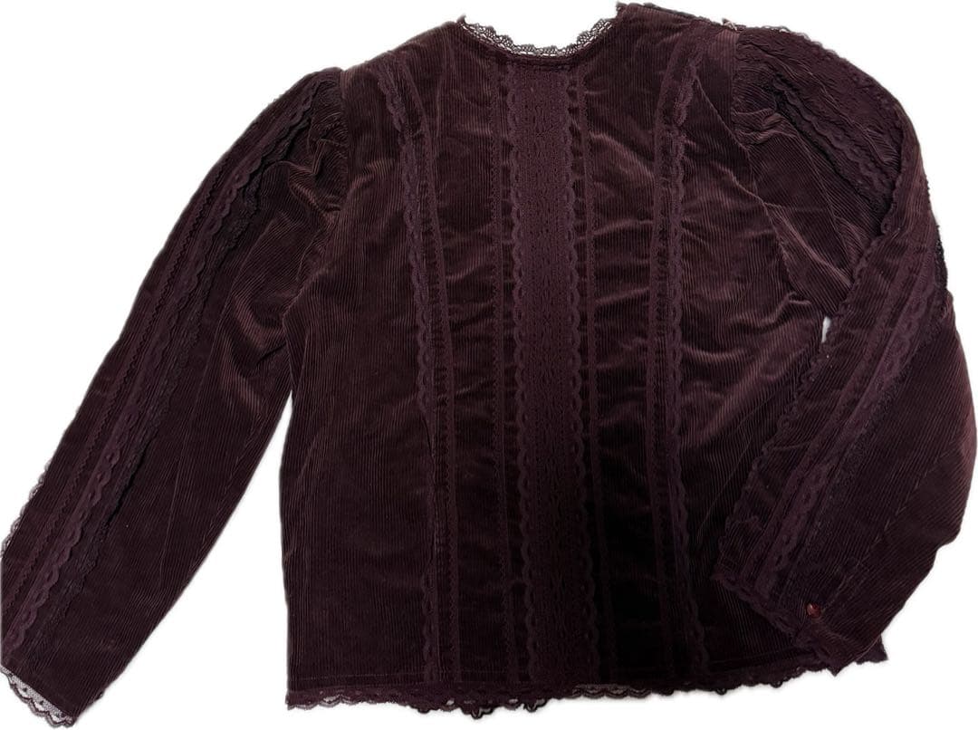 ドロシー(DOROTHY)刺繍　レースフリル　立体花　ジャケット　トップス