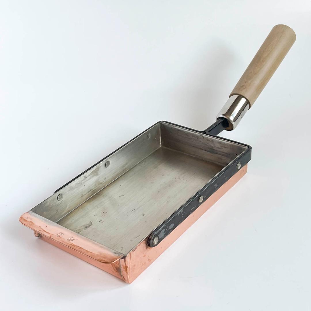 京都 有次 銅製 卵焼き器（玉子焼鍋）10.5✕18cm