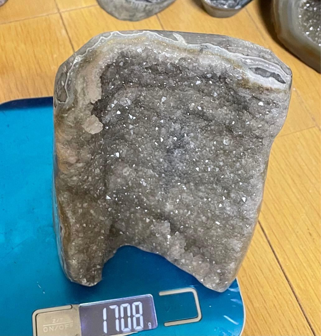 ベージュアメジスト クリスタルドーム パワーストーン 浄化 幸運 約1.7キロ