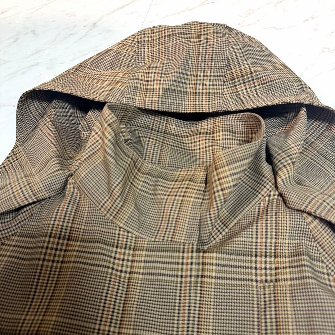 【未使用】完売品✨️アルアバイル ライナー付き チェック フード コート 3way