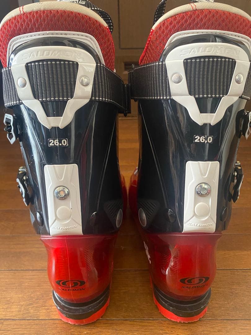 Salomon ショートスキーとブーツ25.5〜26.0cmのセット