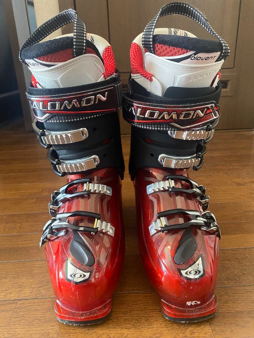 Salomon ショートスキーとブーツ25.5〜26.0cmのセット
