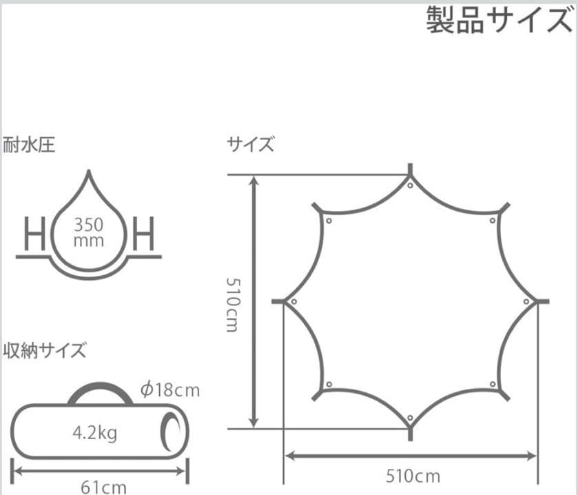 DOD オクラタープ 黒