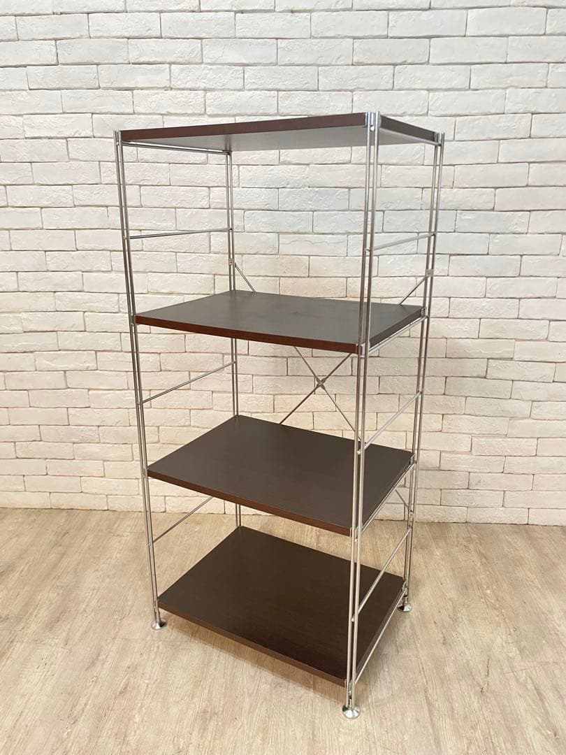 【東京都23区配送無料】無印調　ステンレス　ユニット　シェルフ キャビネット　棚