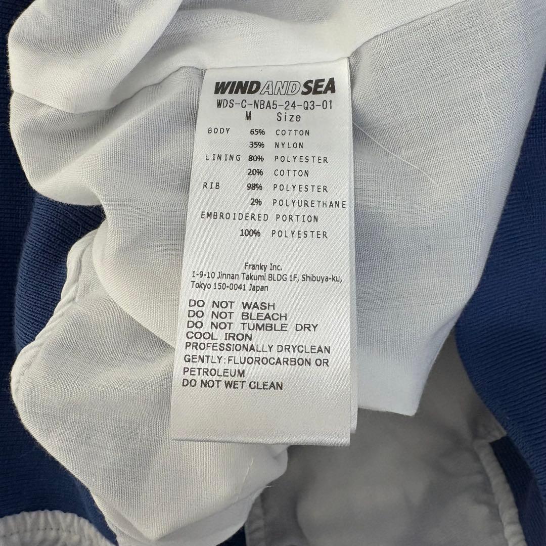 【激レア】WIND AND SEA ウィンダンシー　ジャケット　NBA 刺繍