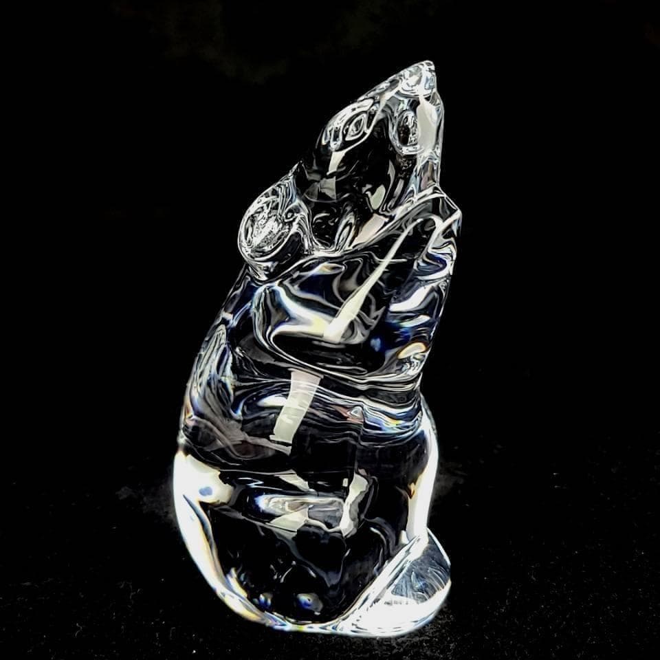 ●美品/バカラ　干支　置物　フィギュリン　ねずみ　子年 2