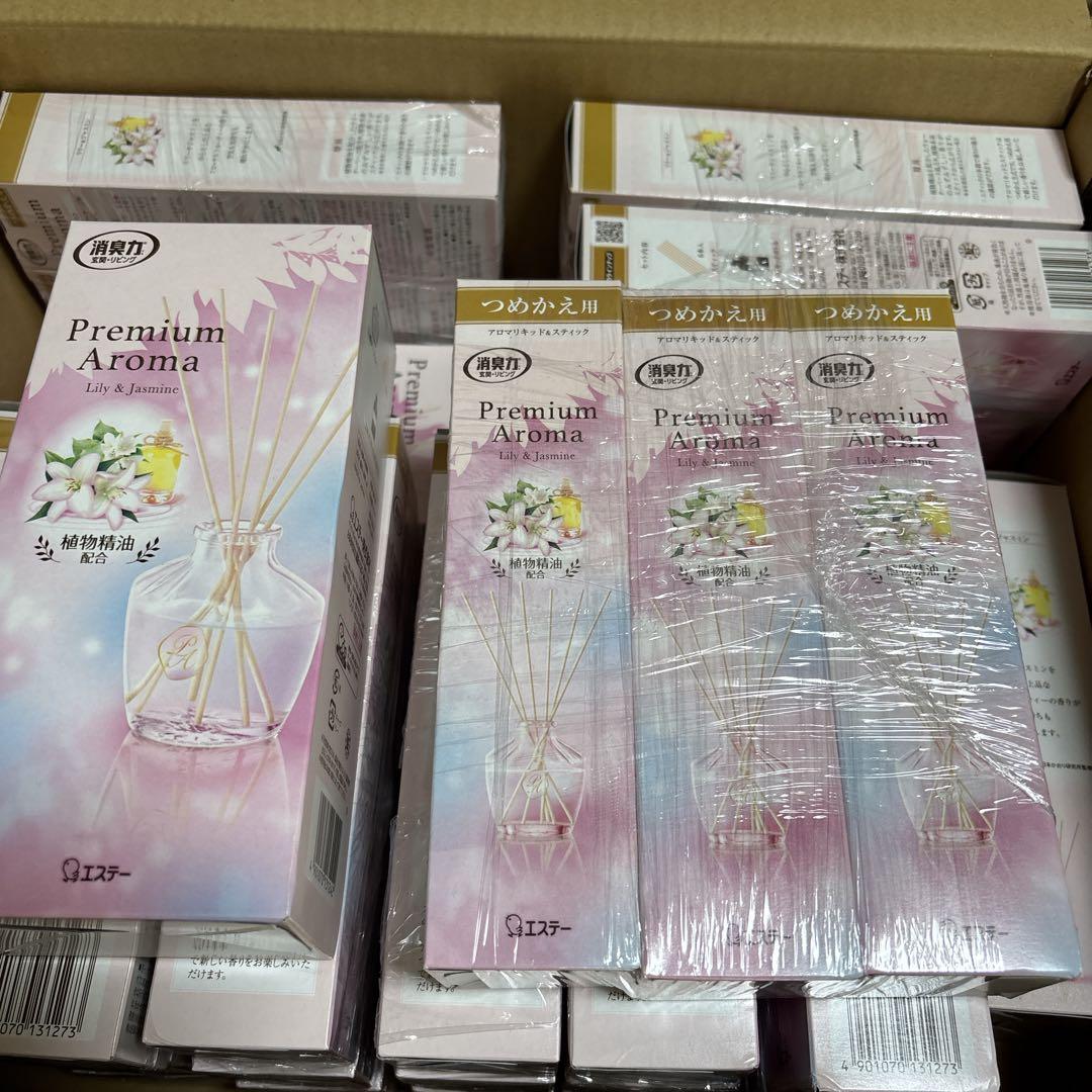 プレミアムアロマ スティック リリー＆ジャスミン　セット