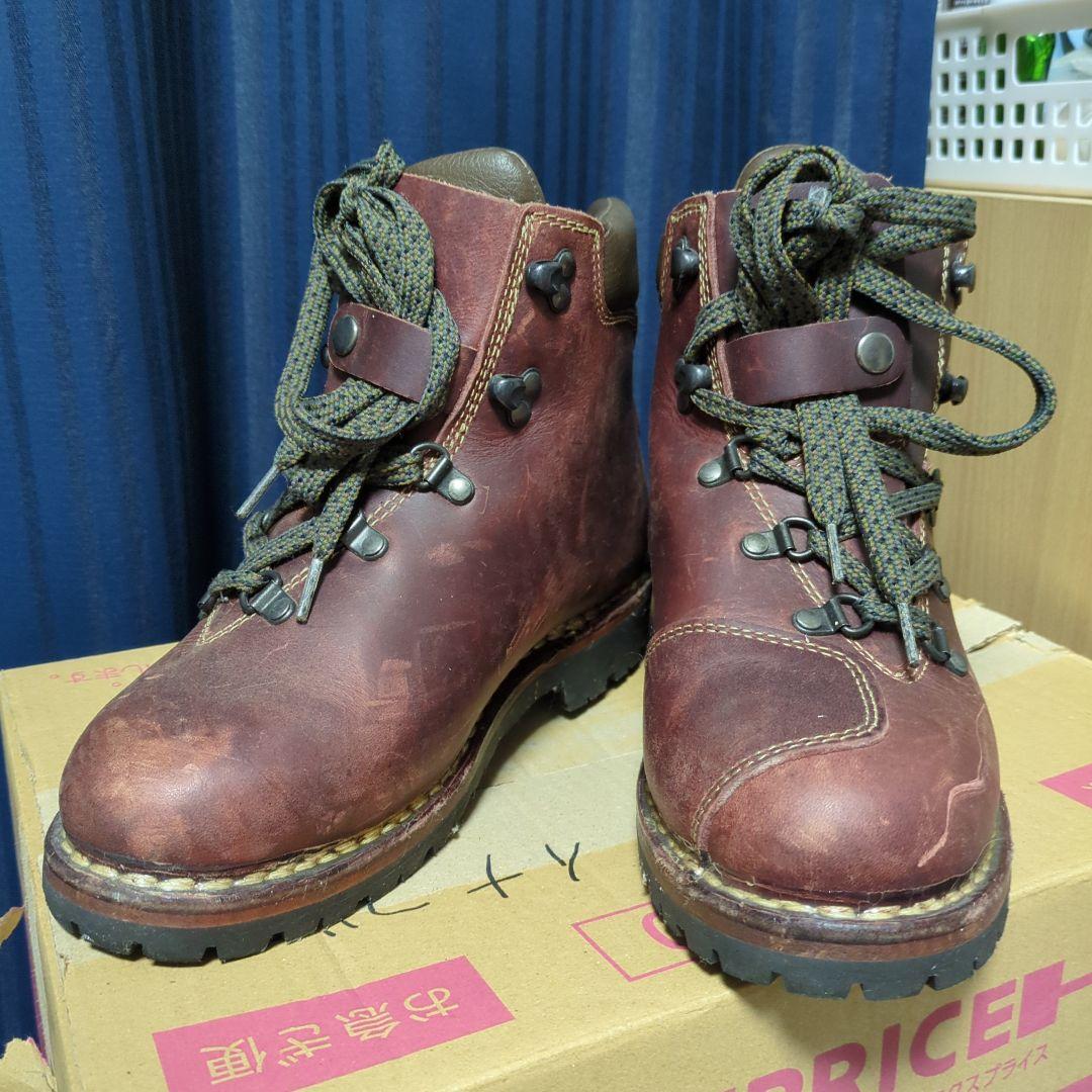 ガエルネ ブラウンブーツ　バイク用などに