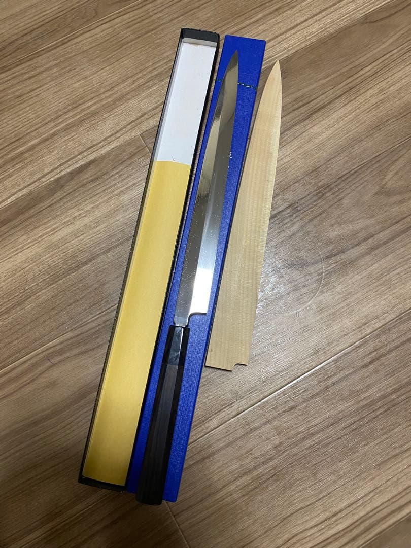 銀三本焼　フグ引き包丁　尺