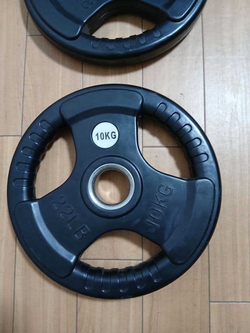 バーベル　オリンピック プレート EVOLGEAR 10kg x 2枚