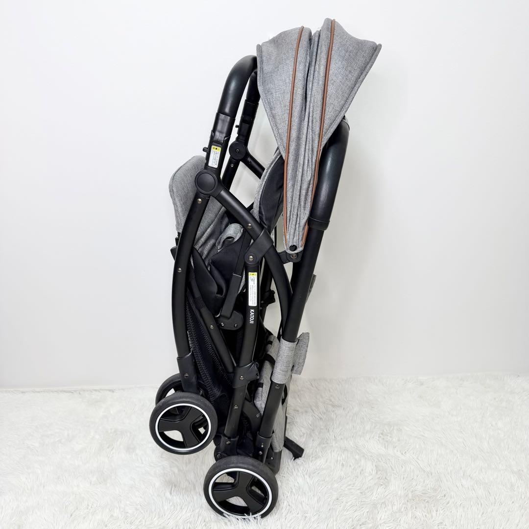 美品 KATOJI 二人乗りベビーカー 2-Seater 41008 コンパクト
