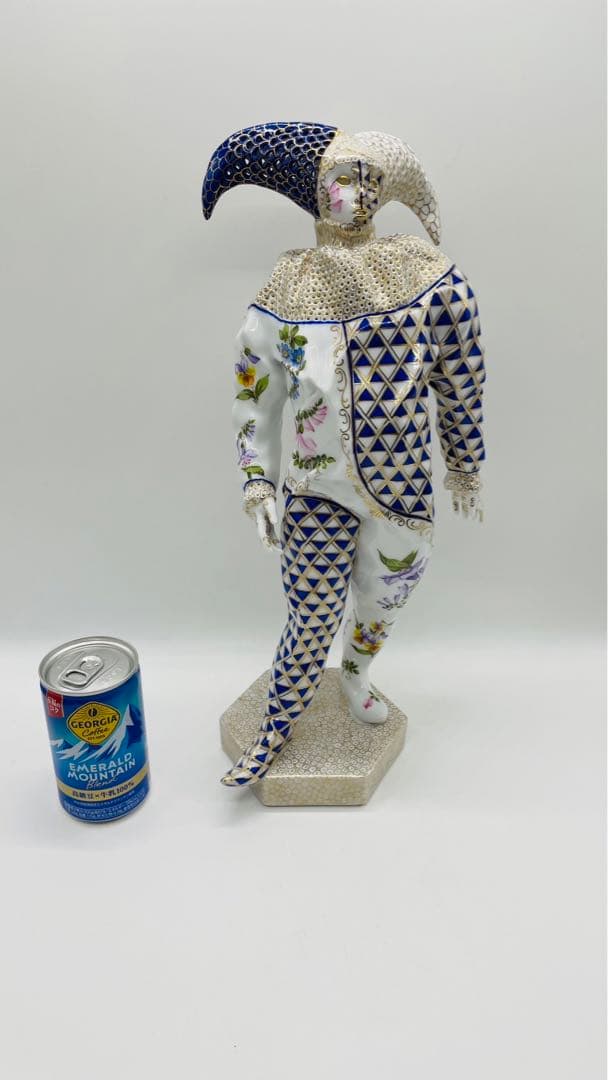 希少 ヘレンド マスターペイント サイン入り ファイン チャイナ カーニバルマン