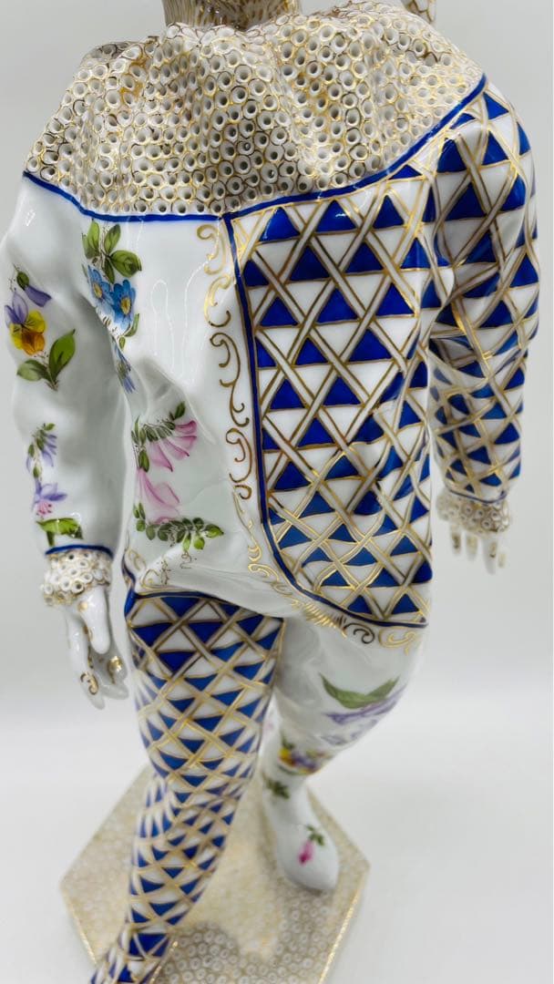 希少 ヘレンド マスターペイント サイン入り ファイン チャイナ カーニバルマン