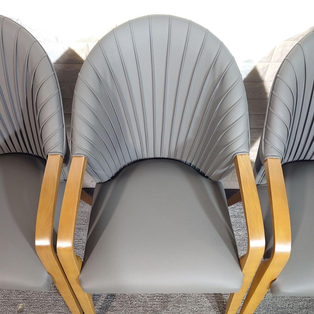 ダイニングチェア 4脚セット シンプル 木製フレーム 家具 インテリア J009