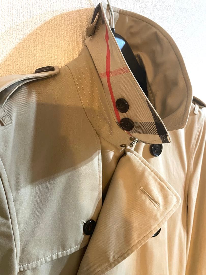 バーバリー Kensington ケンジントン ショート トレンチ 44 メンズ