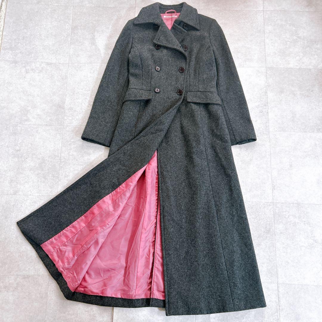 【着丈127cm✨】ポールスミス マキシ ダブルチェスターコート ウールメルトン