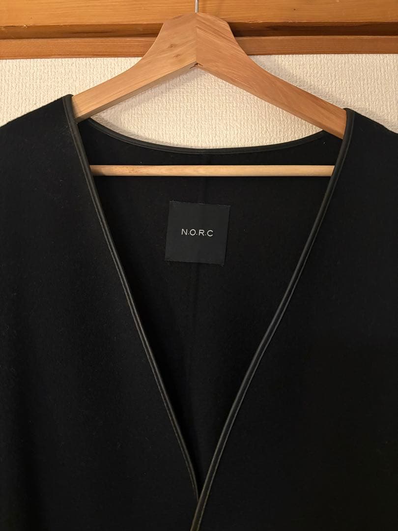 NORC ウールリバーノーカラーコート