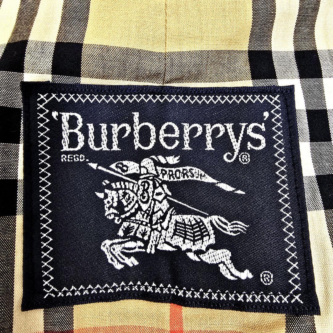 バーバリー ステンカラーコート ノバチェック ロングコート カーキ ベルト XL