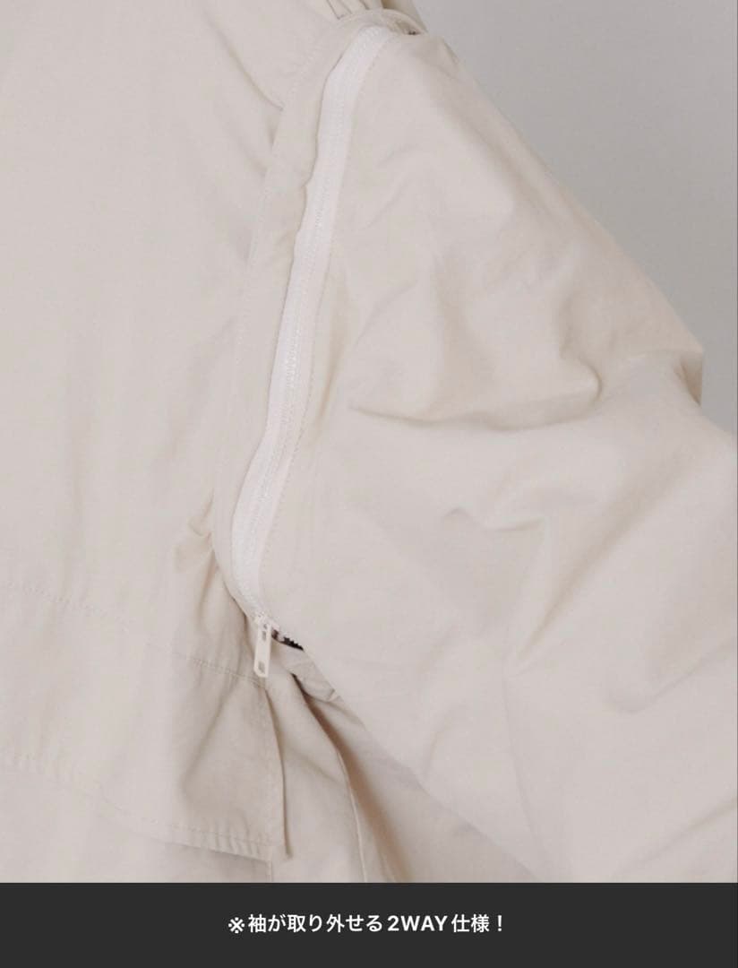 チャオパニックティピー　BIGポケットスタンドワークアウター　オフホワイト　F