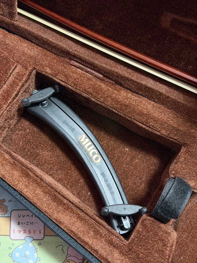 カ*8様 ARS MUSIC 分数バイオリン 1/2 弓・ケース・肩当て付き