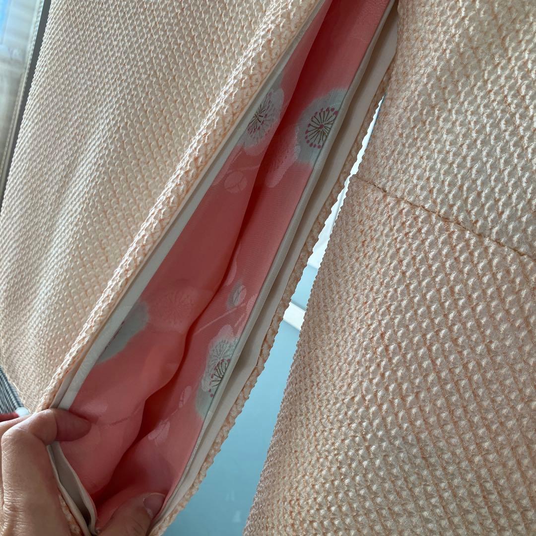 あかわか様 藤娘きぬたや　総絞り　正絹　着物　正絹長襦袢