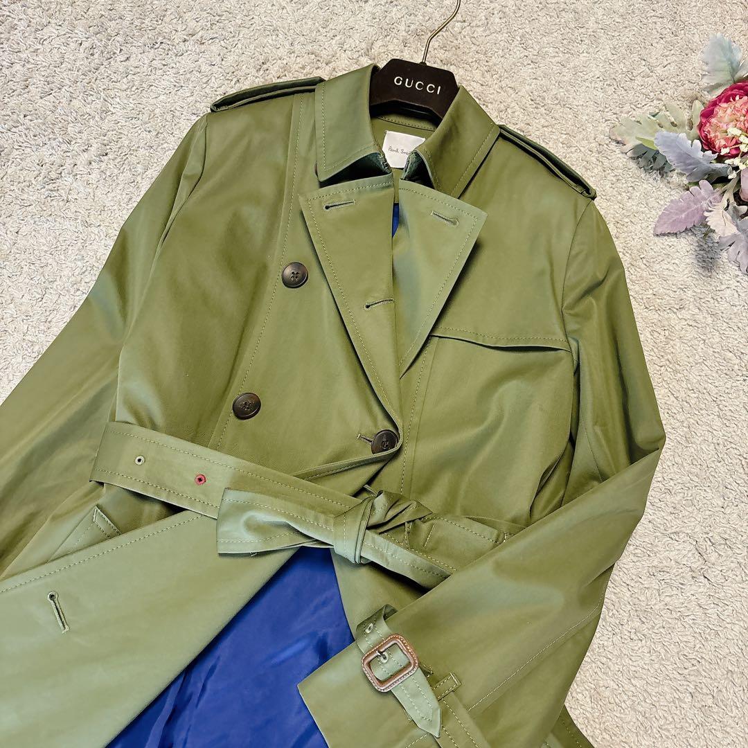 【美品】ポールスミス　キルティングライナー付きトレンチコート XL マキシ丈